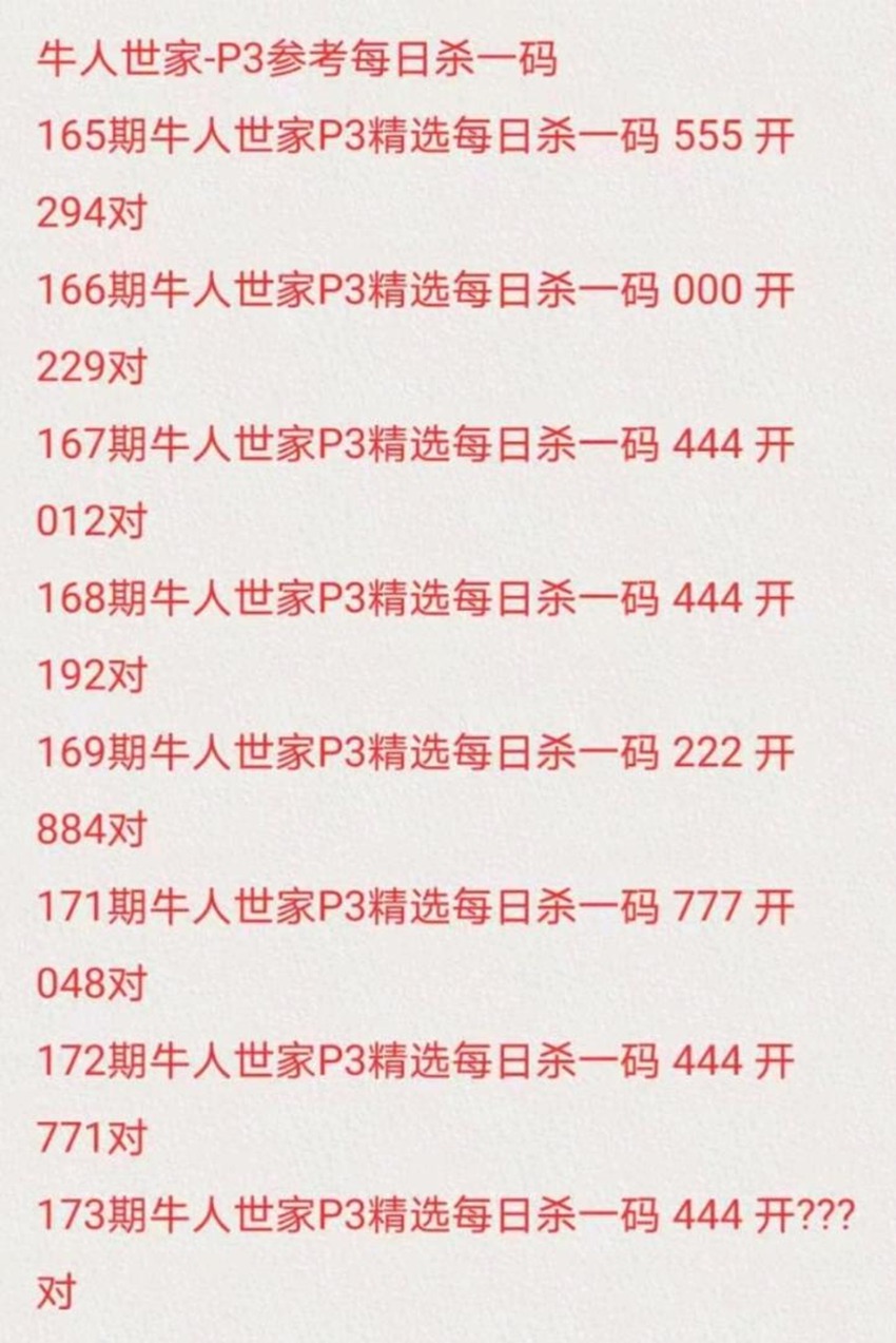 7.2排列三名家分享