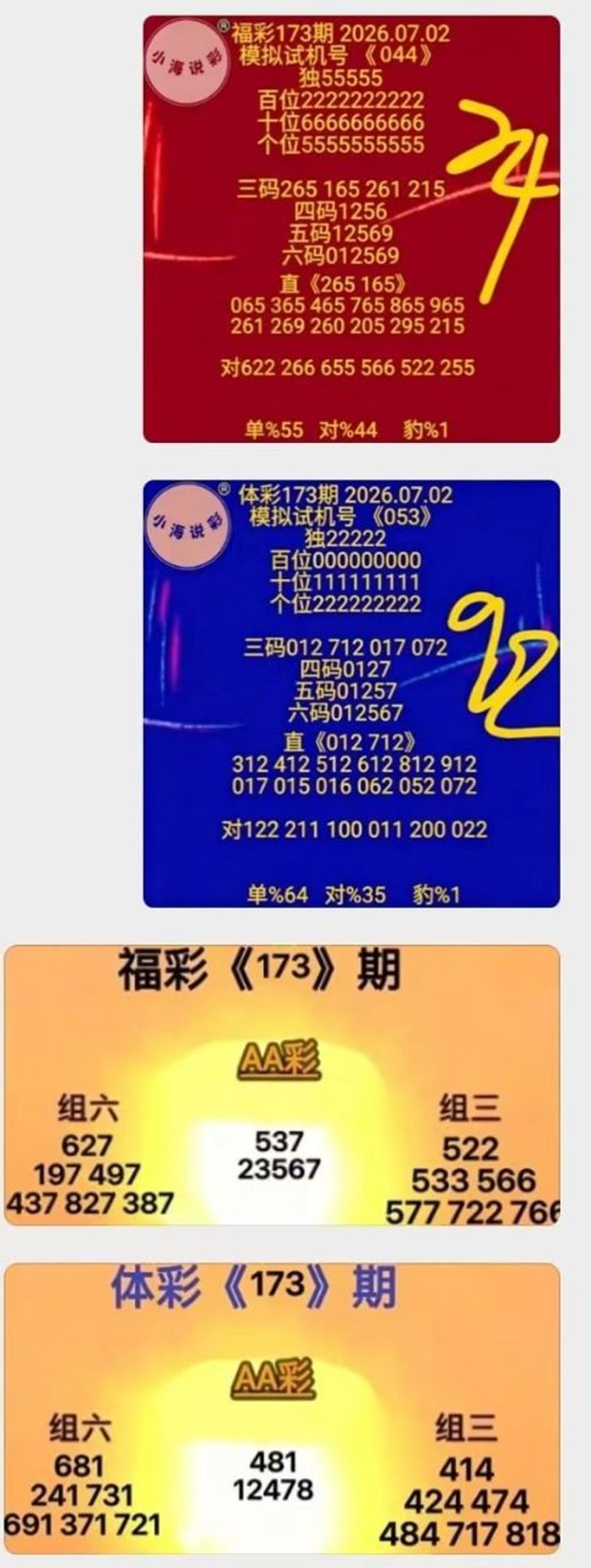7.2福彩3D名家分享