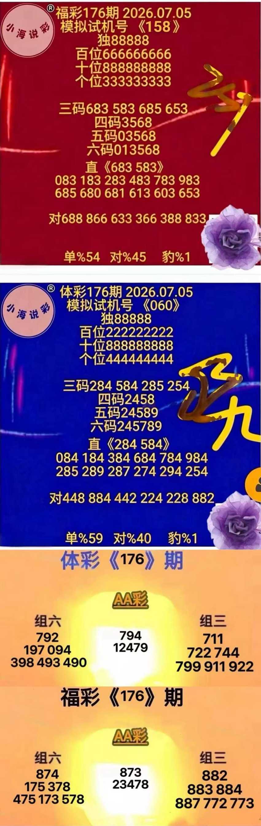 7.5排列三名家分享