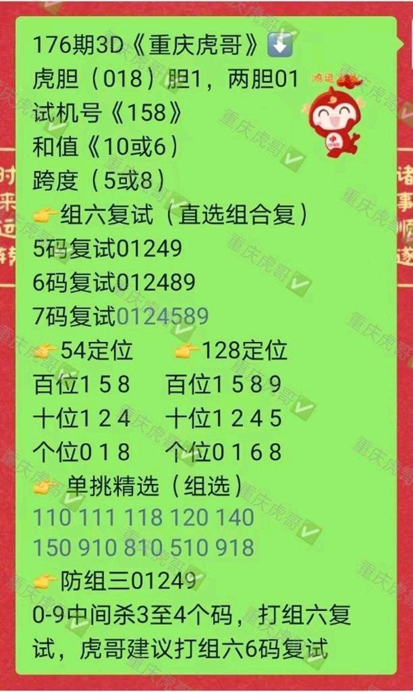 7.5福彩3D名家分享