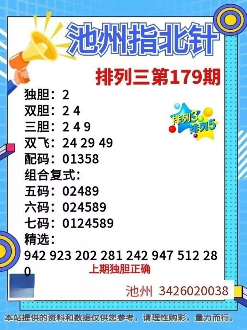 7.8排列三名家分享