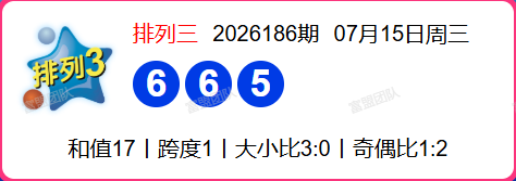 7.16排列三第2026187期分析