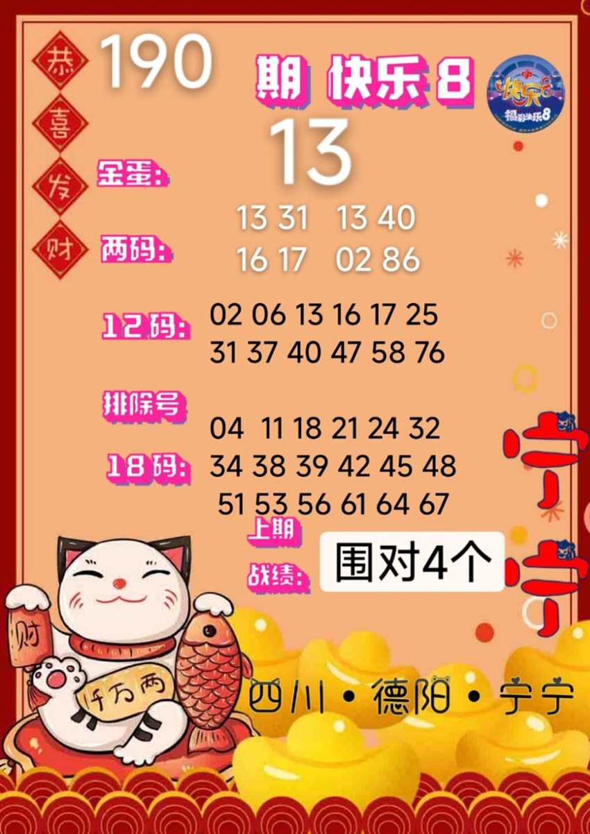 7.19快乐8名家分享