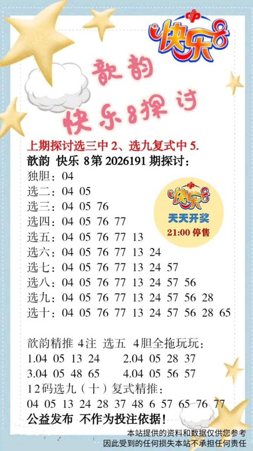 7.20快乐8名家分享