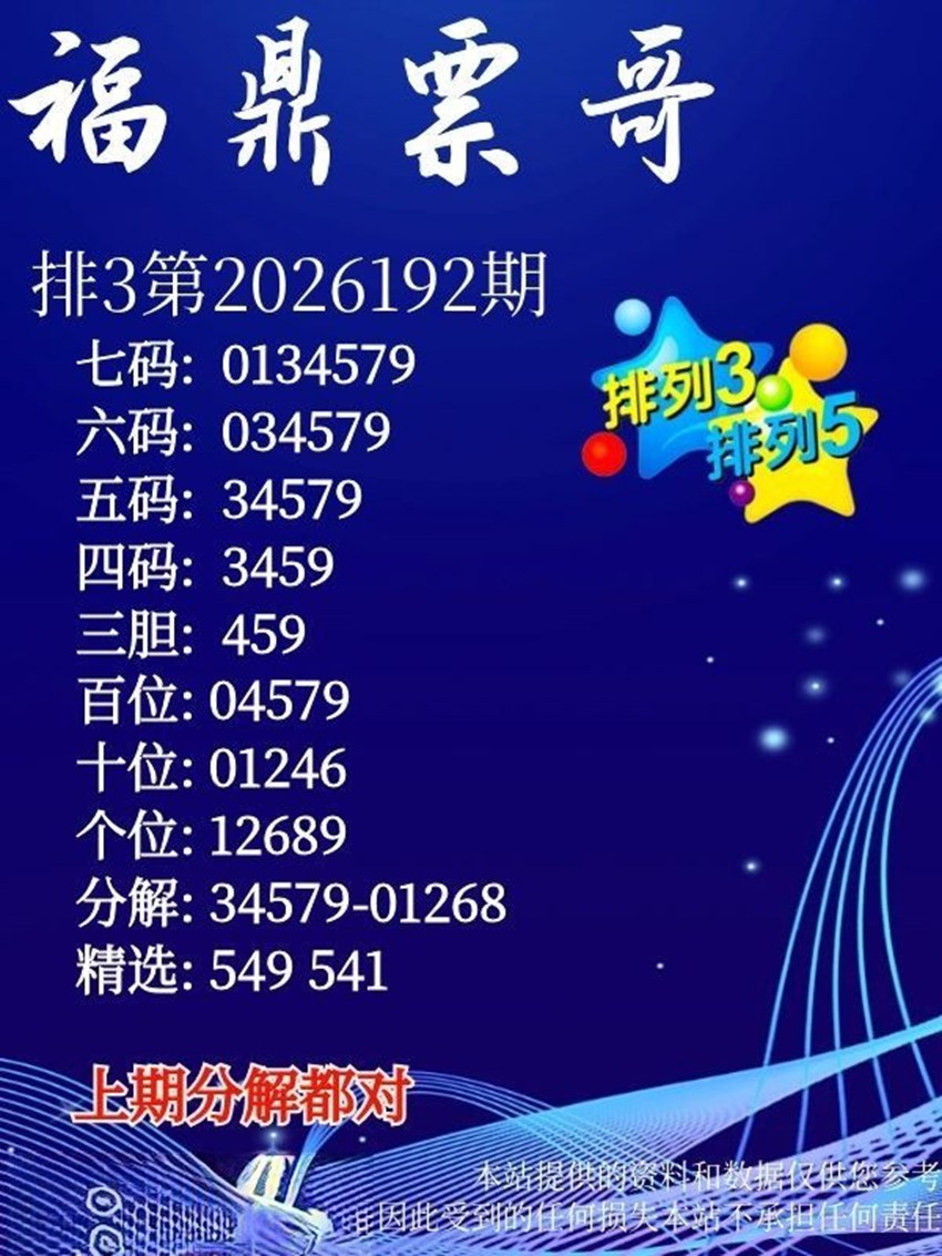 7.21排列三名家分享