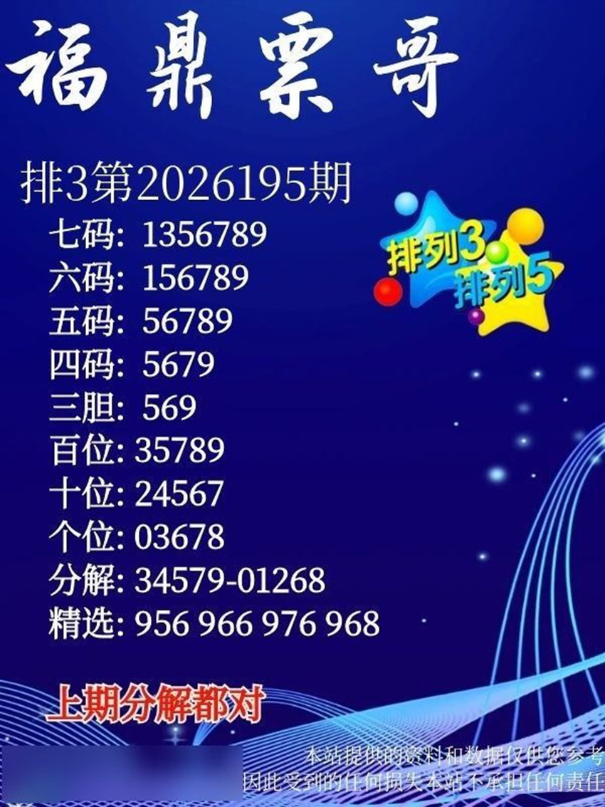 7.24排列三名家分享