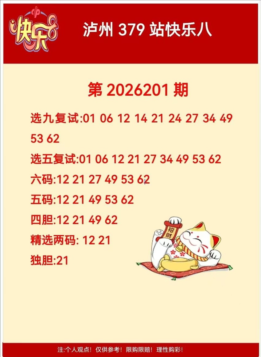 7.30快乐8名家分享